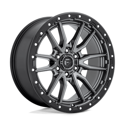 Fuel Offroad D680 REBEL Matte Gunmetal Black Bead Ring 20x9 +20 6x135mm 87.1mm