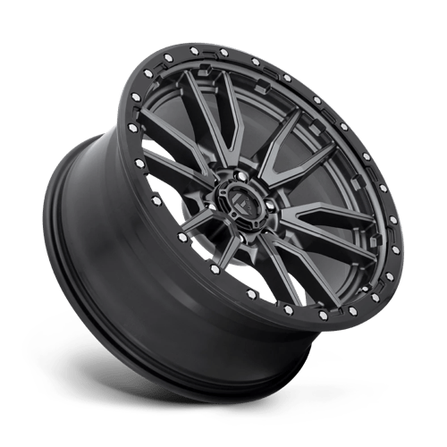 Fuel Offroad D680 REBEL Matte Gunmetal Black Bead Ring 20x9 +20 6x139.7mm 106.1mm