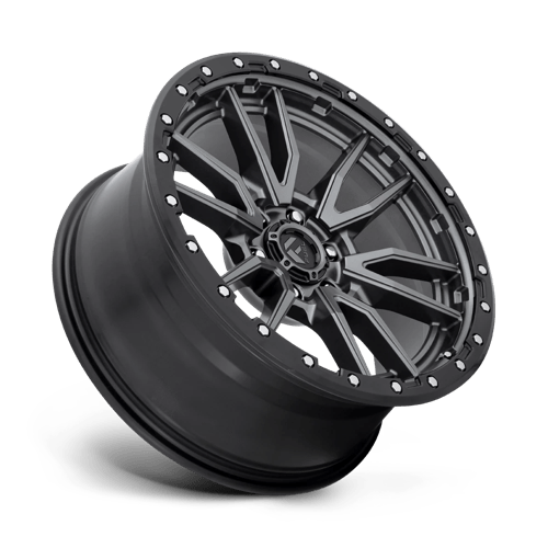 Fuel Offroad D680 REBEL Matte Gunmetal Black Bead Ring 20x9 +20 6x135mm 87.1mm