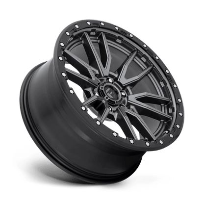Fuel Offroad D680 REBEL Matte Gunmetal Black Bead Ring 20x9 +20 6x135mm 87.1mm