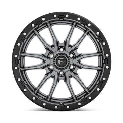 Fuel Offroad D680 REBEL Matte Gunmetal Black Bead Ring 20x9 +20 6x135mm 87.1mm