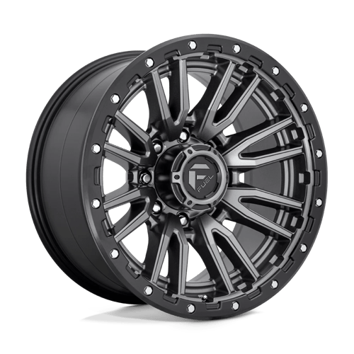 Fuel Offroad D680 REBEL Matte Gunmetal Black Bead Ring 20x10 -18 8x170mm 125.1mm