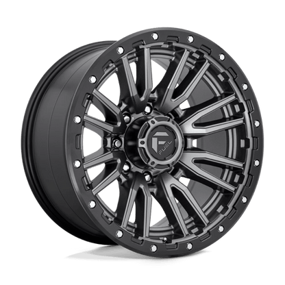 Fuel Offroad D680 REBEL Matte Gunmetal Black Bead Ring 20x10 -18 8x170mm 125.1mm