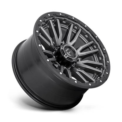 Fuel Offroad D680 REBEL Matte Gunmetal Black Bead Ring 20x10 -18 8x165.1mm 125.1mm