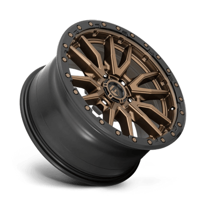 Fuel Offroad D681 REBEL Matte Bronze Black Bead Ring 22x9 +20 6x139.7mm 78.1mm