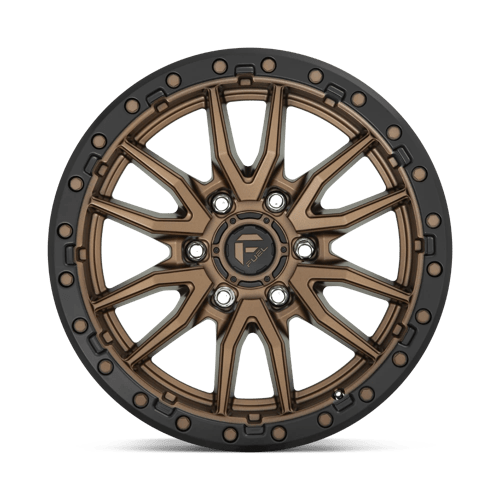 Fuel Offroad D681 REBEL Matte Bronze Black Bead Ring 22x9 +20 6x139.7mm 78.1mm