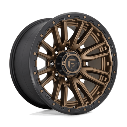 Fuel Offroad D681 REBEL Matte Bronze Black Bead Ring 20x10 -18 8x180mm 124.2mm