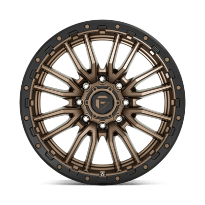 Fuel Offroad D681 REBEL Matte Bronze Black Bead Ring 22x10 -18 8x165.1mm 125.1mm