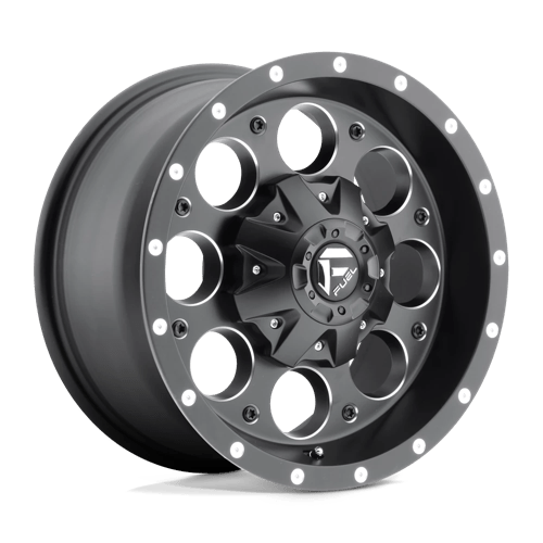Fuel Offroad D525 REVOLVER Matte Black Milled 16x8 +1 6x139.7mm 108mm