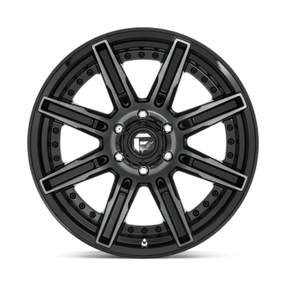 Fuel Offroad D708 ROGUE Gloss Mach Double Dark Tint 20x10 -18 6x139.7mm 106.1mm