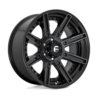 Fuel Offroad D708 ROGUE Gloss Mach Double Dark Tint 20x9 +1 5x139.7mm 78.1mm