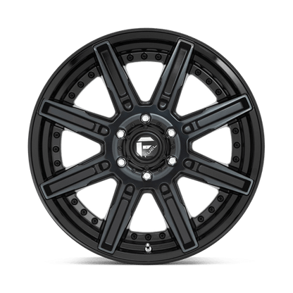 Fuel Offroad D708 ROGUE Gloss Mach Double Dark Tint 20x9 +1 5x139.7mm 78.1mm