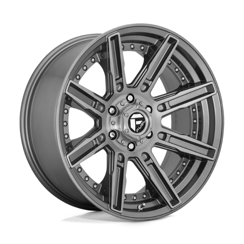 Fuel Offroad D710 ROGUE PLATINUM Brushed Gun Metal Tinted Clear 20x9 +1 6x135mm 87.1mm