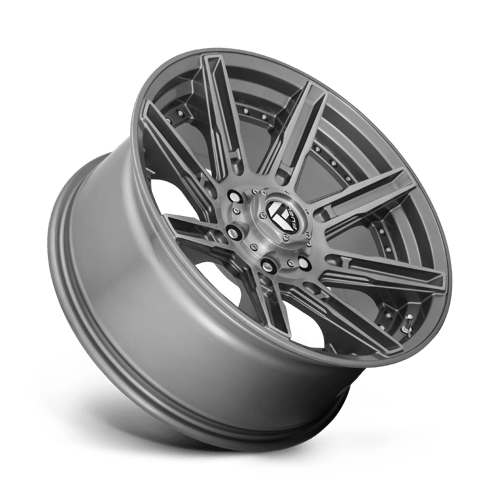 Fuel Offroad D710 ROGUE PLATINUM Brushed Gun Metal Tinted Clear 20x10 -18 5x127mm 71.5mm