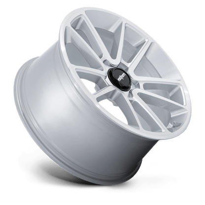 Rotiform R192 BTL Gloss Silver W/ Machined Face 21x10.5 +38 5x112mm 66.6mm