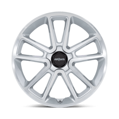 Rotiform R192 BTL Gloss Silver W/ Machined Face 21x10.5 +38 5x112mm 66.6mm