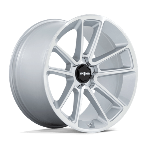 Rotiform R192 BTL Gloss Silver W/ Machined Face 22x10 +60 5x130mm 71.5mm