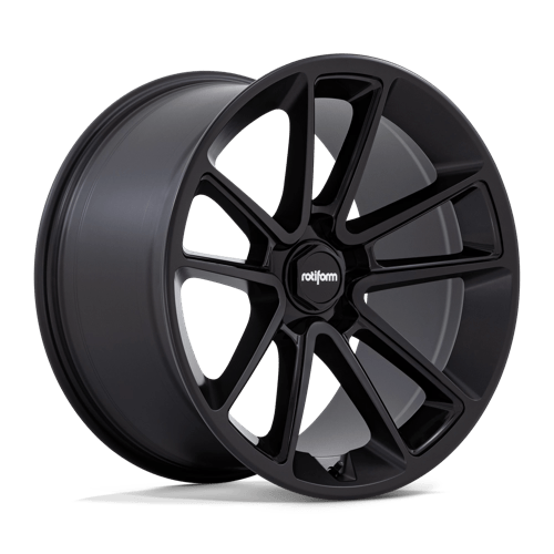 Rotiform R194 BTL Matte Black W/ Black Cap 22x10 +25 5x130mm 84.1mm