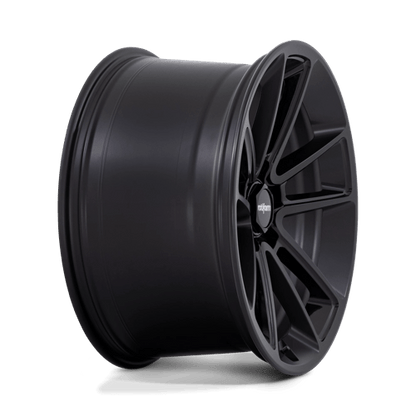 Rotiform R194 BTL Matte Black W/ Black Cap 22x10 +25 5x130mm 84.1mm