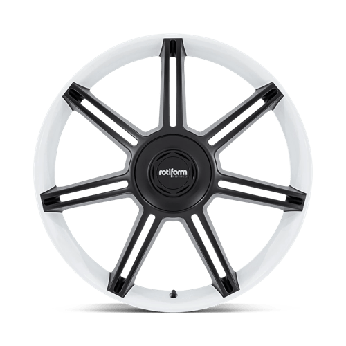 Rotiform FRA Gloss White W/ M-black Spokes 22x10 +56 5x130mm 71.5mm