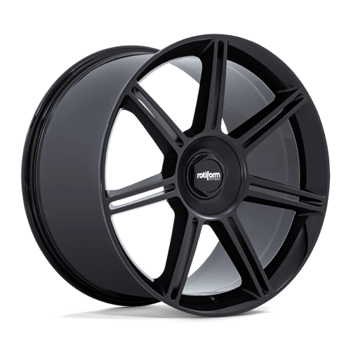 Rotiform FRA Gloss Black W/ M-black Spokes 22x12 +60 5x130mm 71.5mm