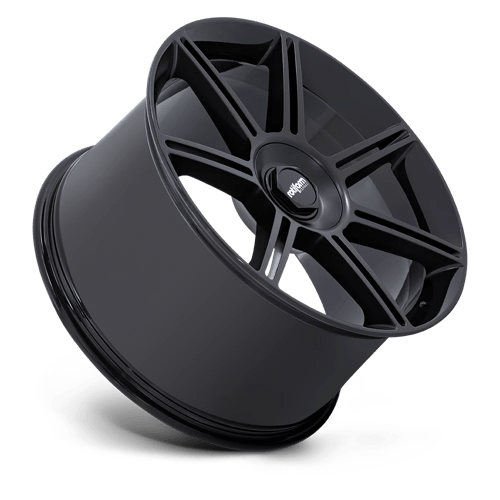 Rotiform FRA Gloss Black W/ M-black Spokes 22x12 +60 5x130mm 71.5mm