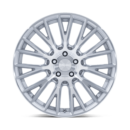 Rotiform RC201 LSE Gloss Silver W/ Machined Face 19x8.5 +45 5x112mm 66.6mm