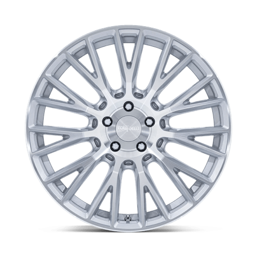Rotiform RC201 LSE Gloss Silver W/ Machined Face 19x8.5 +25 5x112mm 66.6mm