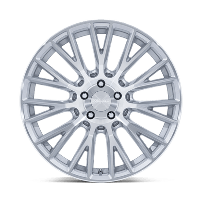 Rotiform RC201 LSE Gloss Silver W/ Machined Face 19x8.5 +25 5x112mm 66.6mm