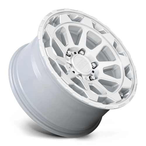 Black Rhino ROTOR Gloss Silver W/mirror Cut Face 20x9 +2 5x127mm 71.5mm