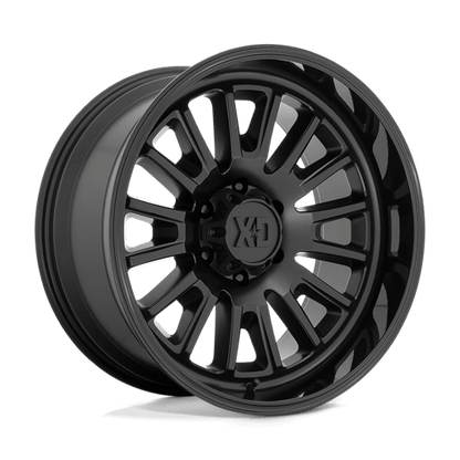 XD Series XD864 ROVER Satin Black W/ Gloss Black Lip 20x9 +18 6x139.7mm 106.1mm