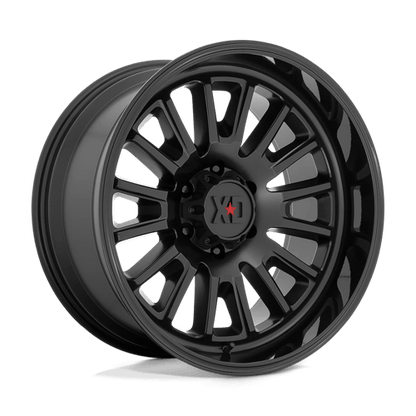XD Series XD864 ROVER Satin Black W/ Gloss Black Lip 20x9 +18 6x139.7mm 106.1mm