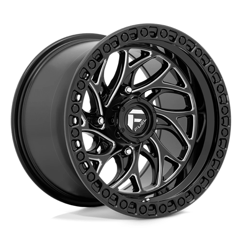 Fuel Offroad D741 RUNNER UTV Gloss Black Milled 15x10 0 4x137mm 110.1mm