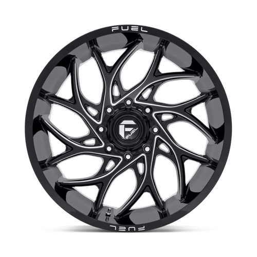 Fuel Offroad D741 RUNNER Gloss Black Milled 24x11 0 8x165.1mm 125.1mm