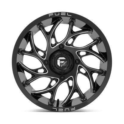 Fuel Offroad D741 RUNNER UTV Gloss Black Milled 18x7 +13 4x137mm 110.1mm