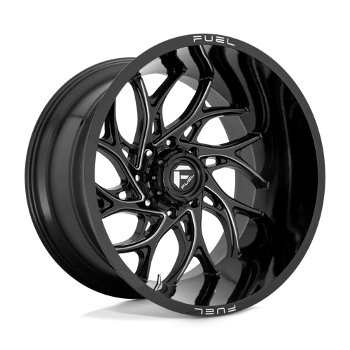 Fuel Offroad D741 RUNNER Gloss Black Milled 22x10 -18 8x165.1mm 125.1mm