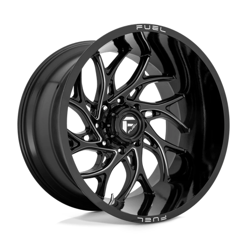 Fuel Offroad D741 RUNNER Gloss Black Milled 22x10 -18 5x127mm 71.5mm