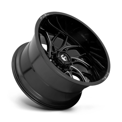 Fuel Offroad D741 RUNNER Gloss Black Milled 24x14 -75 8x165.1mm 125.1mm