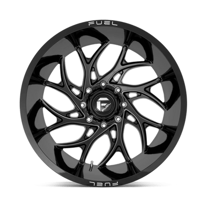 Fuel Offroad D741 RUNNER Gloss Black Milled 20x9 +1 6x139.7mm 106.1mm