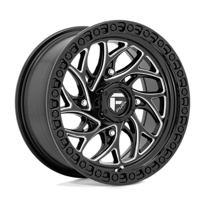 Fuel Offroad D741 RUNNER UTV Gloss Black Milled 22x7 0 4x156mm 132mm
