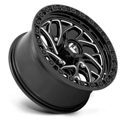 Fuel Offroad D741 RUNNER UTV Gloss Black Milled 22x7 0 4x156mm 132mm
