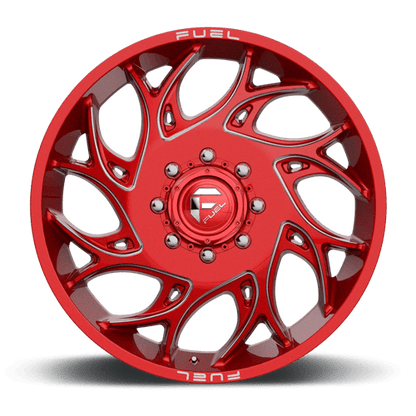 Fuel Offroad D742 RUNNER Candy Red Milled 20x8.25 +105 8x200mm 142mm