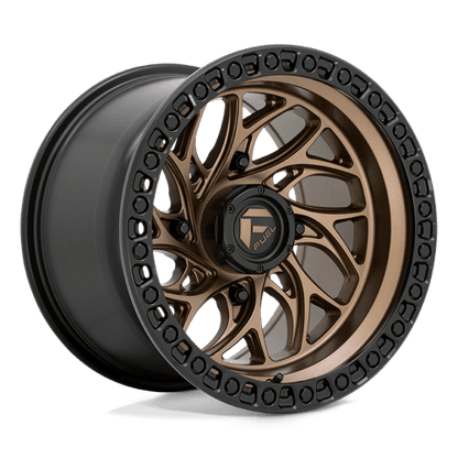 Fuel Offroad D777 RUNNER UTV Bronze W/ Black Ring 15x10 0 4x137mm 110.1mm
