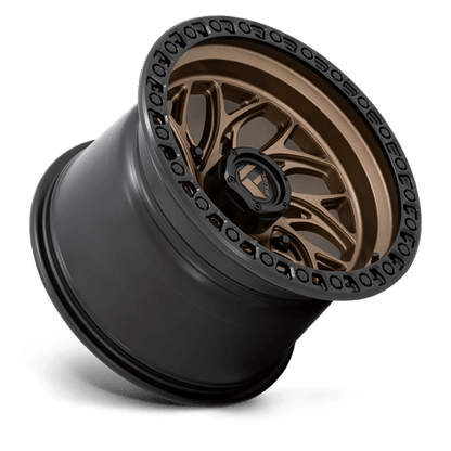 Fuel Offroad D777 RUNNER UTV Bronze W/ Black Ring 15x10 0 4x156mm 132mm