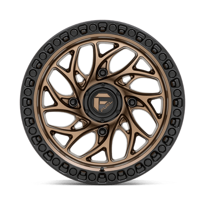Fuel Offroad D777 RUNNER UTV Bronze W/ Black Ring 15x10 0 4x156mm 132mm