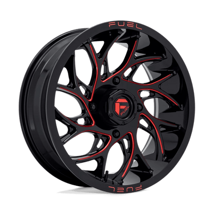 Fuel Offroad D779 RUNNER UTV Gloss Black Milled Candy Red 18x7 +13 4x156mm 132mm
