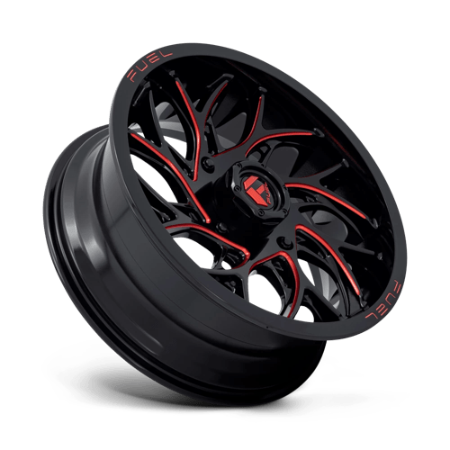 Fuel Offroad D779 RUNNER UTV Gloss Black Milled Candy Red 18x7 +13 4x156mm 132mm