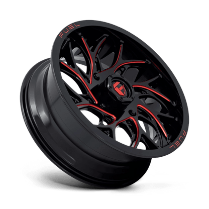 Fuel Offroad D779 RUNNER UTV Gloss Black Milled Candy Red 18x7 +13 4x137mm 110.1mm