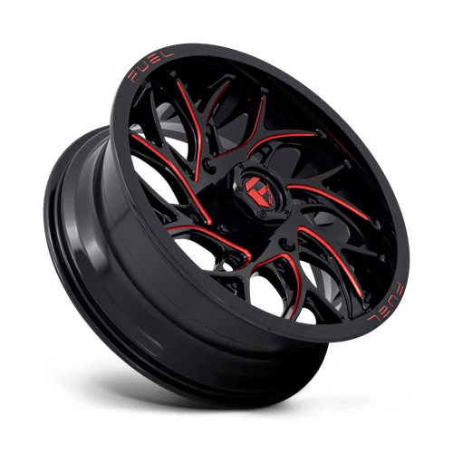 Fuel Offroad D779 RUNNER UTV Gloss Black Milled Candy Red 20x7 +13 4x137mm 110.1mm