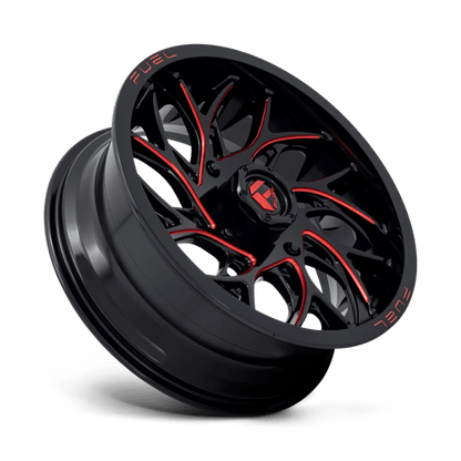 Fuel Offroad D779 RUNNER UTV Gloss Black Milled Candy Red 20x7 +13 4x137mm 110.1mm